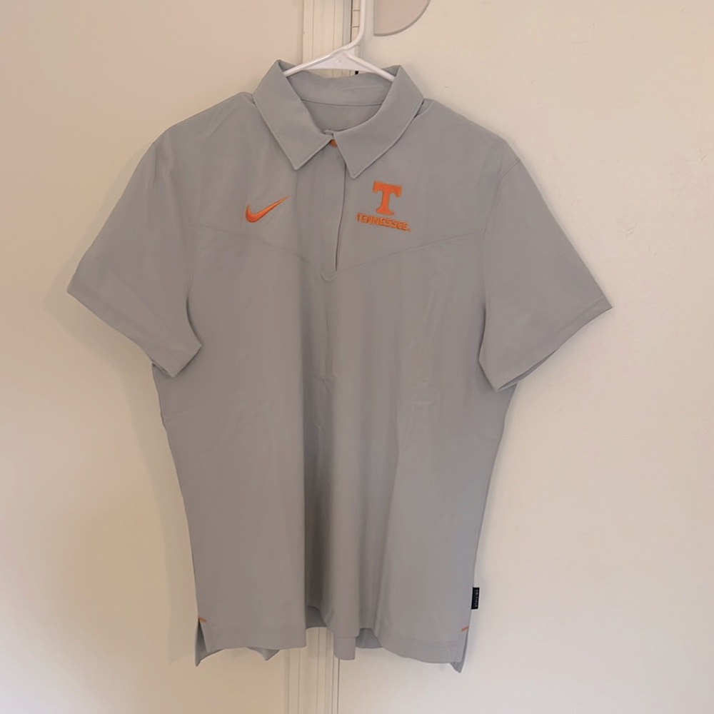 Tennessee Volunteers Nike 2022 Coach Performance Polo - Gray